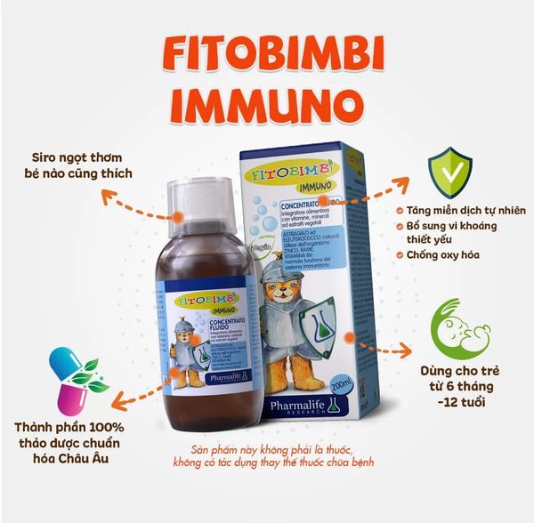 Siro Fitobimbi tăng miễn dịch