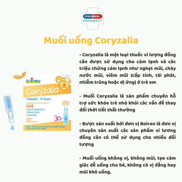 Muối uống Coryzalia