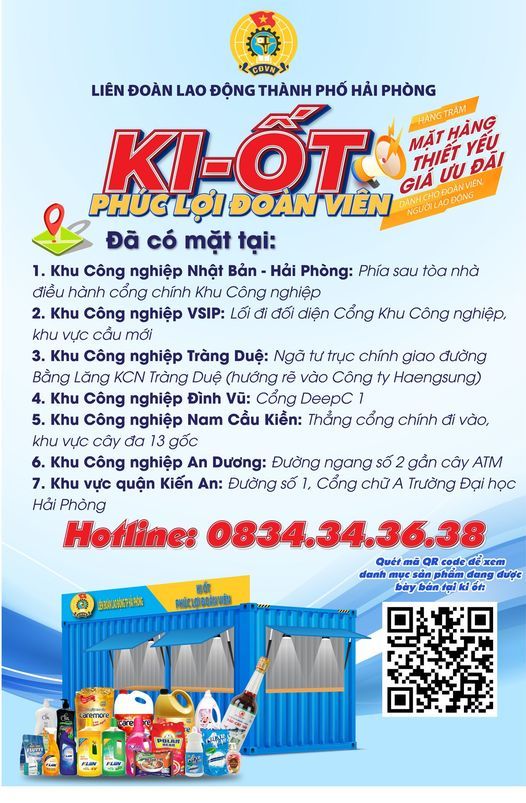 FREE SHIP ĐỐI VỚI ĐƠN HÀNG ĐẶT MUA TẠI TẤT CẢ KIOT PHÚC LỢI ĐOÀN VIÊN