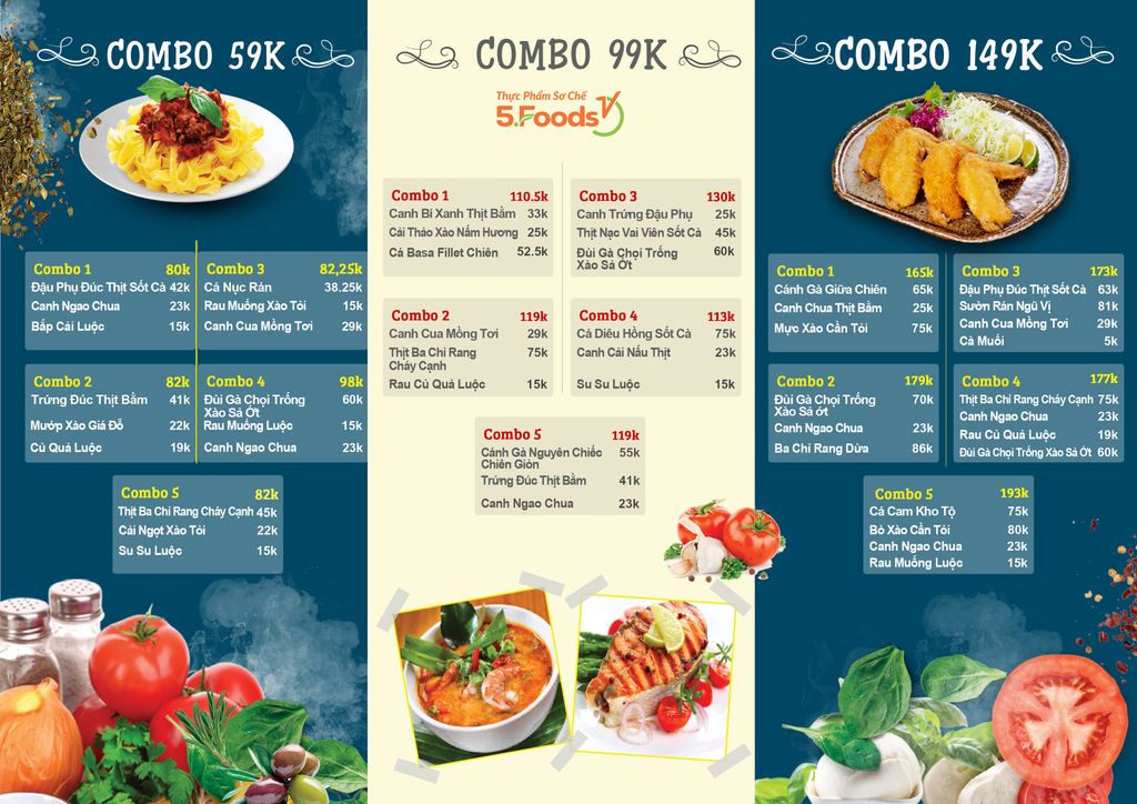 CHUẨN VỊ CƠM NHÀ - MENU COMBO TIỆN LỢI MỚI !