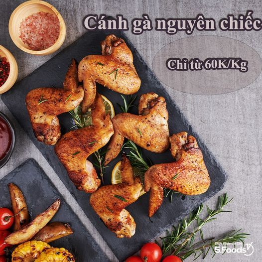 Cánh Gà Giảm Giá - Chỉ từ 60.000đ/kg