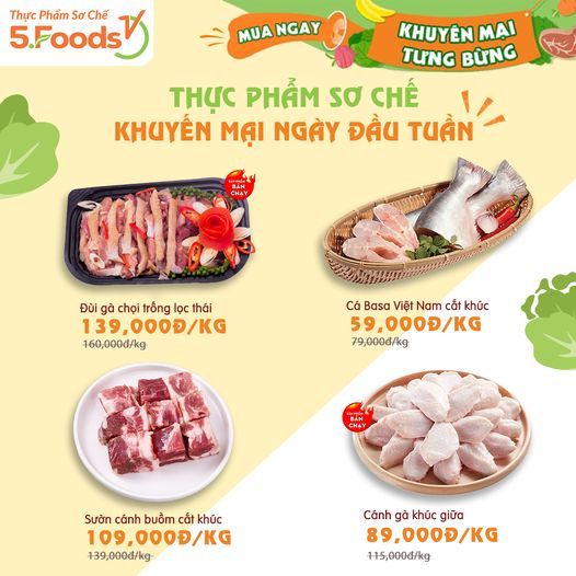 ƯU ĐÃI THỰC PHẨM ĐẦU TUẦN - CẢ NHÀ CHỚ BỎ LỠ