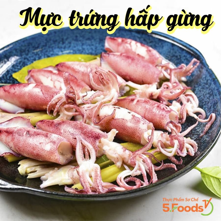 MỰC TRỨNG HẤP GỪNG - THƠM NGON NHANH GỌN