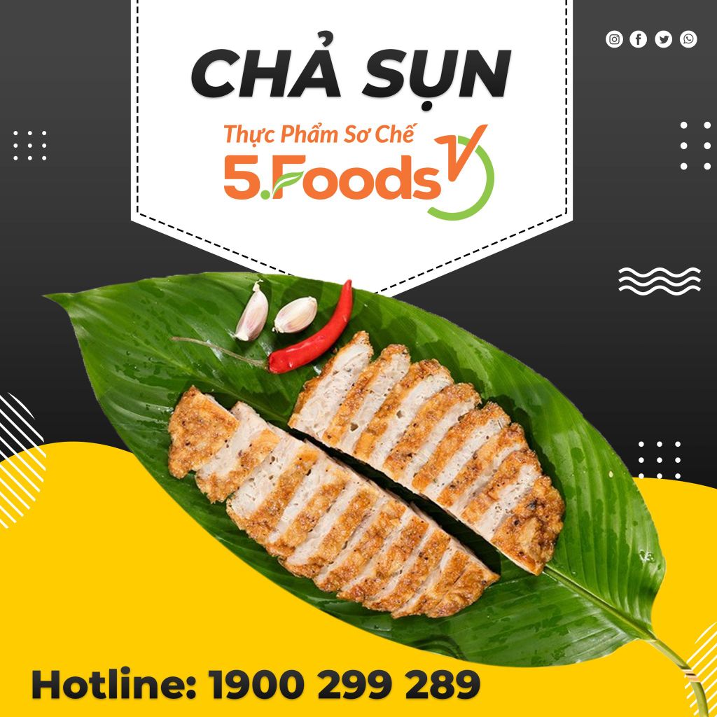 CHẢ SỤN 5FOODS - THƠM GIÒN LẠ MIỆNG