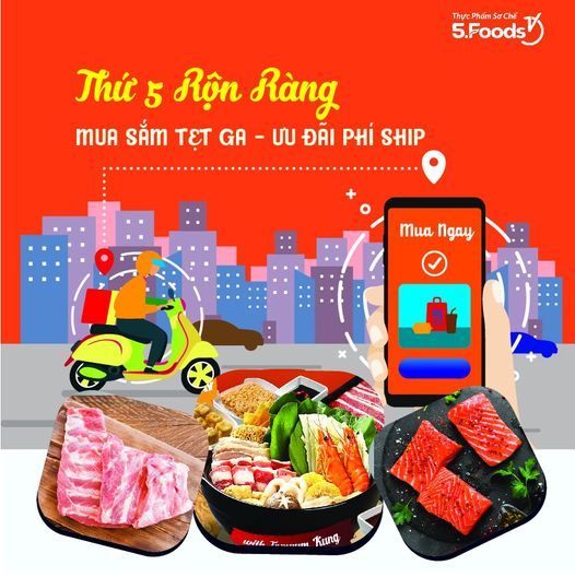 THỨ 5 RỘN RÀNG - MUA SẮM TẸT GA - ƯU ĐÃI PHÍ SHIP