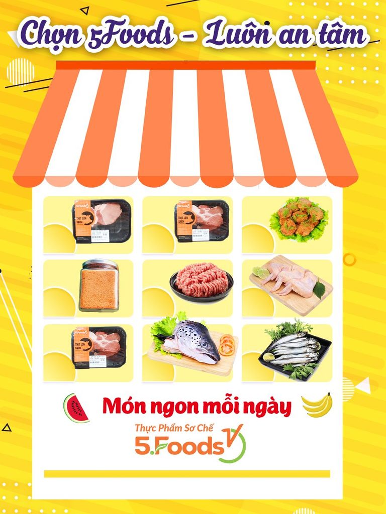 BẠN CHỌN THỰC PHẨM Ở 5FOODS HAY CHỢ TRUYỀN THỐNG?