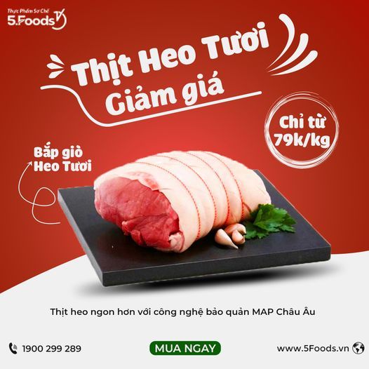 THỊT HEO TƯƠI NGON - GIÁ CHỈ TỪ 79K