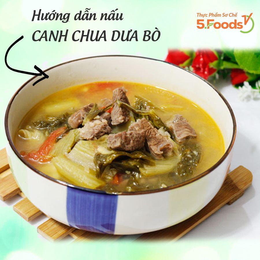 🍲 CANH CHUA DƯA BÒ- CHUA MÁT DỊU NHẸ 🍲