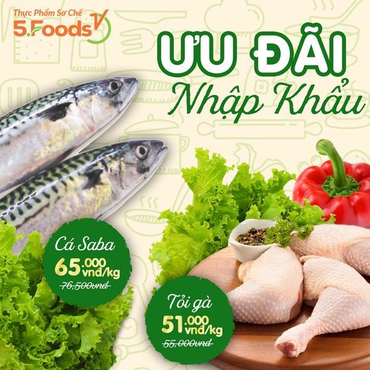 BỔ SUNG ĐẠM VỚI THỰC ĐƠN THỊT, CÁ TỪ 5FOODS