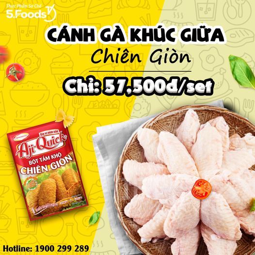 SET CÁNH GÀ KHÚC GIỮA CHIÊN GIÒN - SIÊU TIỆN LỢI