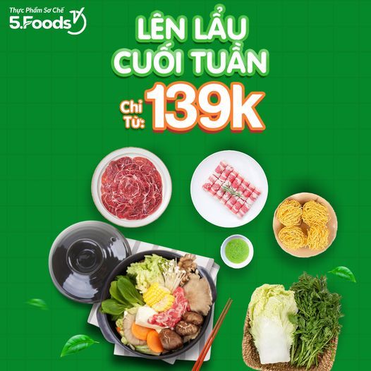 LÊN LẨU CUỐI TUẦN - ƯU ĐÃI CHỈ TỪ #139K/SET