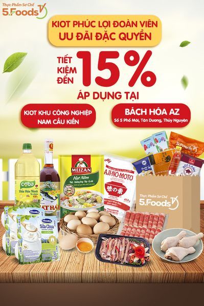 ƯU ĐÃI ĐẶC QUYỀN - TIẾT KIỆM ĐẾN #15% - DÀNH RIÊNG CHO KIOT PHÚC LỢI ĐOÀN VIÊN