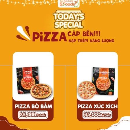 PIZZA LU CUSINA CẬP BẾN 5FOODS - TỚI CÔNG CHUYỆN LIỀN