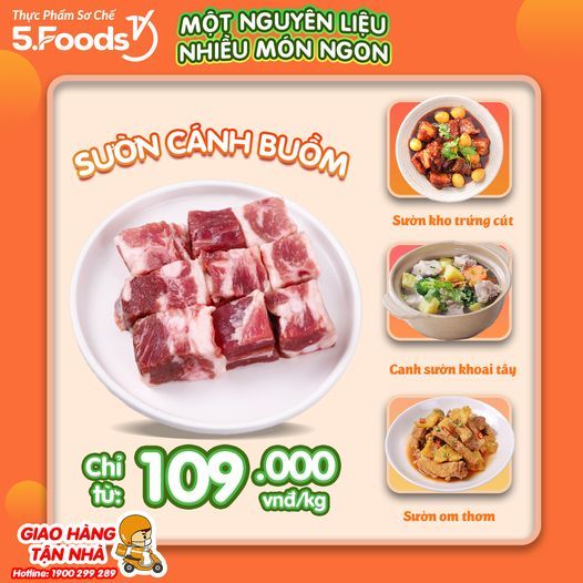 SƯỜN CÁNH BUỒM BAO NGON - SIÊU NHIỀU THỊT