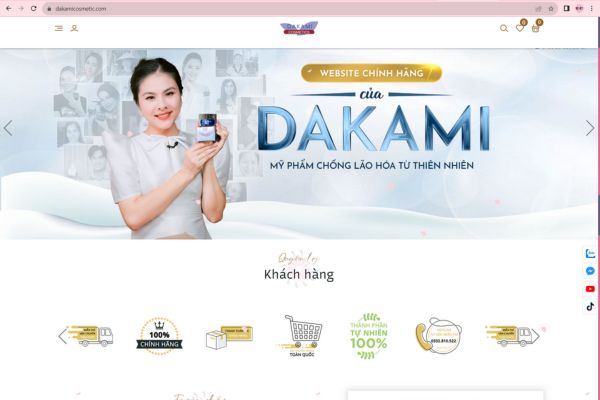 Website dakamicosmetic