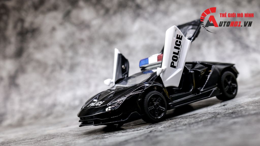 MÔ HÌNH XE LAMBORGHINI LP770-4 POLICE 1:32 TYMODEL 7483