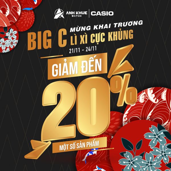 MỪNG KHAI TRƯƠNG BIG C NHẬN NGAY LÌ XÌ CỰC KHỦNG