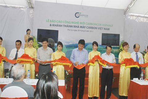 Khánh thành nhà máy Carbon Việt Nam, ra mắt sản phẩm mới Carboncor Asphalt