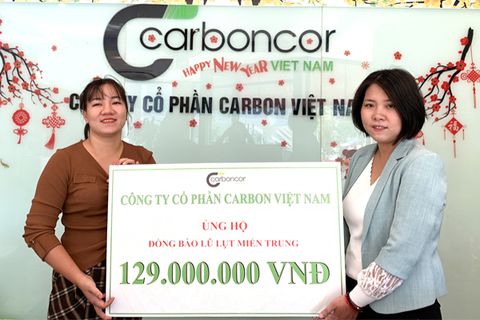 Carbon VN chung tay ủng hộ đồng bão miền Trung bão lụt