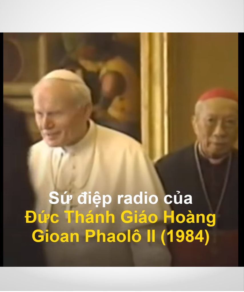 Sứ điệp radio của ĐTC Gioan Phaolô II gửi người dân Việt Nam