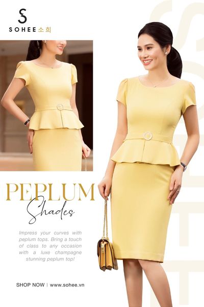 PEPLUM SHAPES | Impress your curves with peplum tops