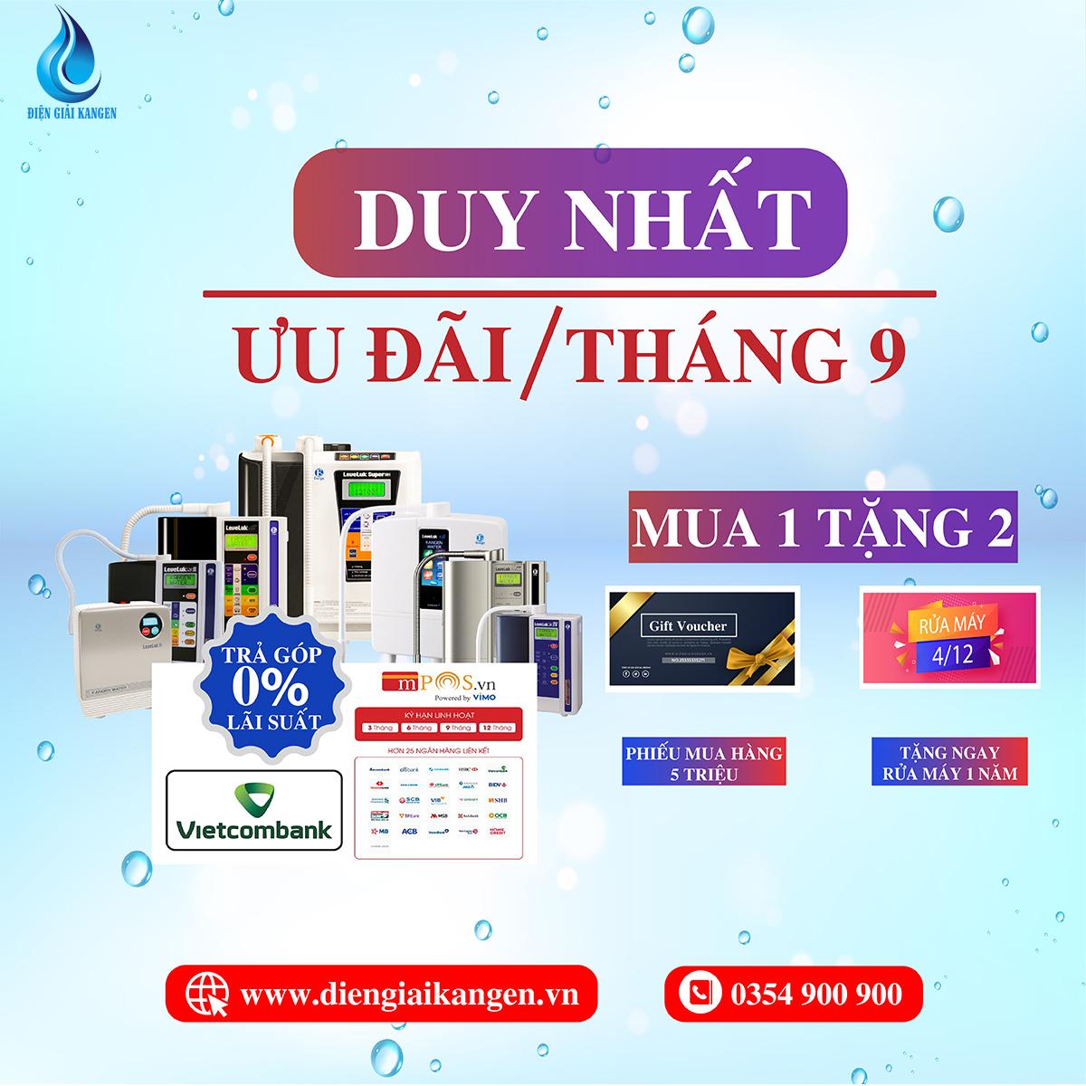 KHUYẾN MÃI DUY NHẤT THÁNG 9 -MUA 1 TẶNG 2