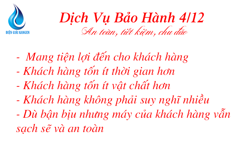 Dịch Vụ Bảo Trì Tiết Kiệm 4/12