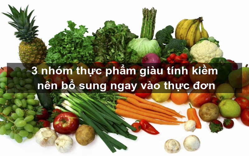 TẦM QUAN TRỌNG CỦA RAU XANH TRONG VIỆC KIỀM HÓA CƠ THỂ