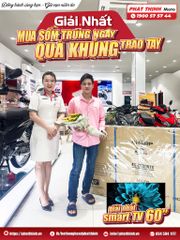 Phỏng vấn khách hàng khi mua xe tại Phát Thịnh và trúng giải nhất Tivi Sharp 60 inches