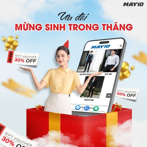 SINH NHẬT VUI VẺ, QUÀ TẶNG BẤT NGỜ | GIẢM 30% CHO THÀNH VIÊN CÓ THẺ VIP
