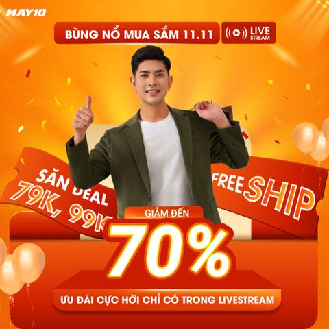 SIÊU SALE CHẤN ĐỘNG, SĂN VOUCHER KHỦNG CÙNG MAY 10