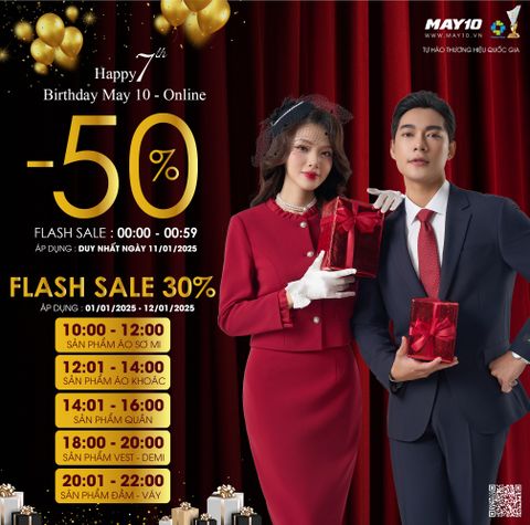 SIÊU SALE SINH NHẬT || SALE OFF 30%-50% SẢN PHẨM NGUYÊN GIÁ THEO KHUNG GIỜ SALE