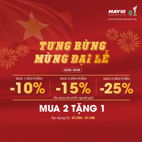 SALE TƯNG BỪNG - MỪNG ĐẠI LỄ
