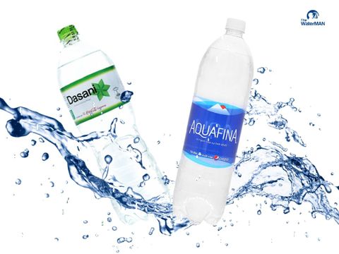 Nước tinh khiết Aquafina và Dasani có gì khác biệt?
