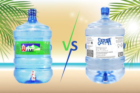 Nước tinh khiết Wami và Sapuwa có gì khác biệt?