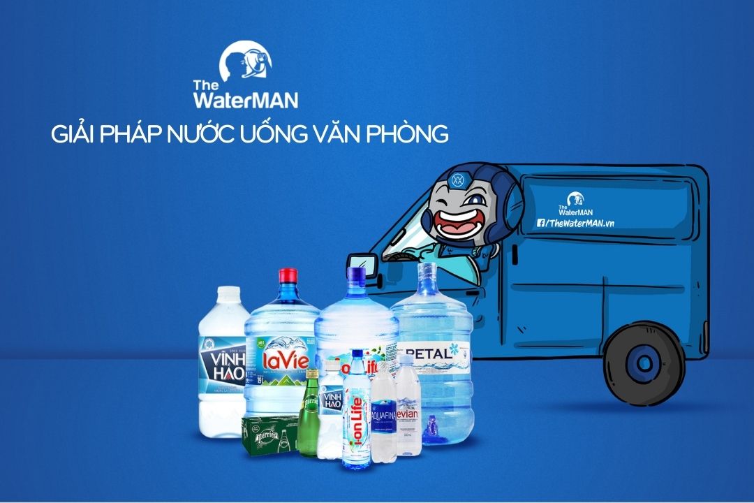 The Water MAN cung cấp giải pháp nước uống văn phòng cho doanh nghiệp lớn, vừa và nhỏ
