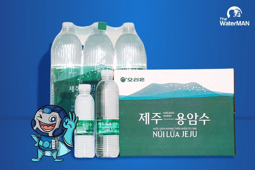 Các sản phẩm của nước khoáng Núi Lửu Jeju