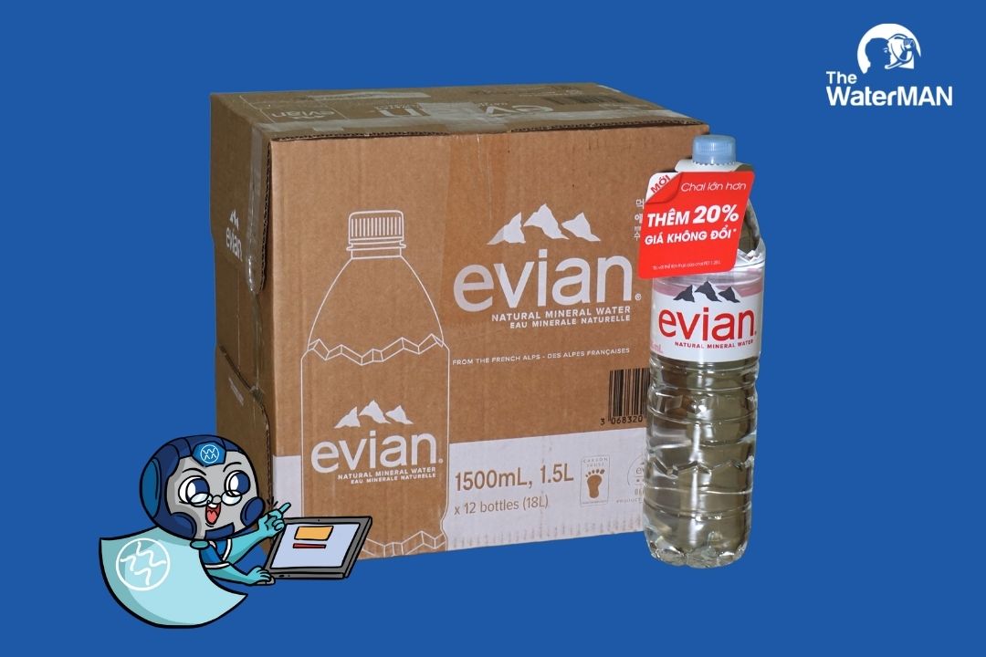 Nước suối Evian 1.5L