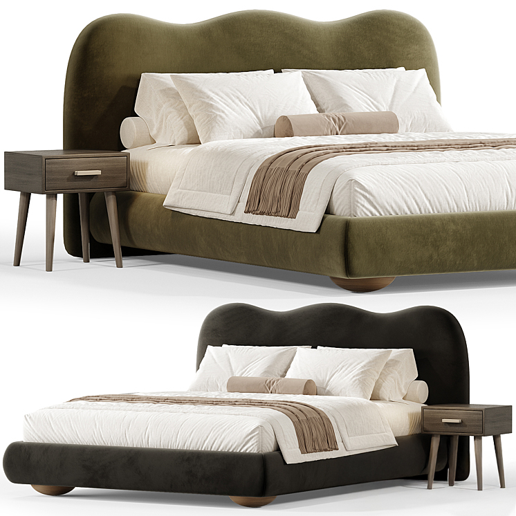 giường ngủ xdaily, wave bed