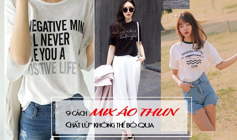 INKTIPS: 9 gợi ý mặc đẹp với áo thun nữ cực chất cho ngày mới năng động
