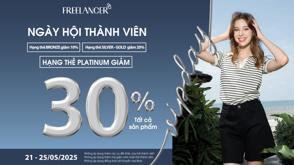 🎁 VIP DAY – ƯU ĐÃI ĐẶC QUYỀN DÀNH RIÊNG CHO THÀNH VIÊN FREELANCER