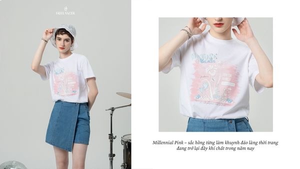 NATURE BEATS T-SHIRT – XU HƯỚNG MILLENNIAL PINK TRỞ LẠI MẠNH MẼ
