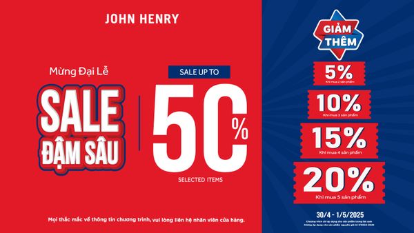 SALE TO ĐÓN LỄ – MUA CÀNG NHIỀU, GIẢM CÀNG SÂU