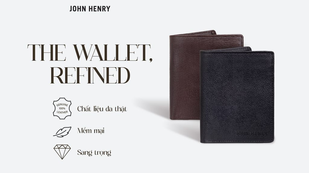 VÍ DA JOHN HENRY - TỐI GIẢN & TINH TẾ