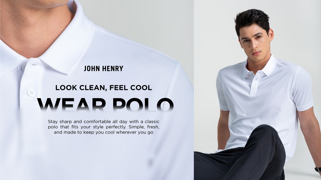 POLO NAM JOHN HENRY – CHUẨN GU LỊCH LÃM