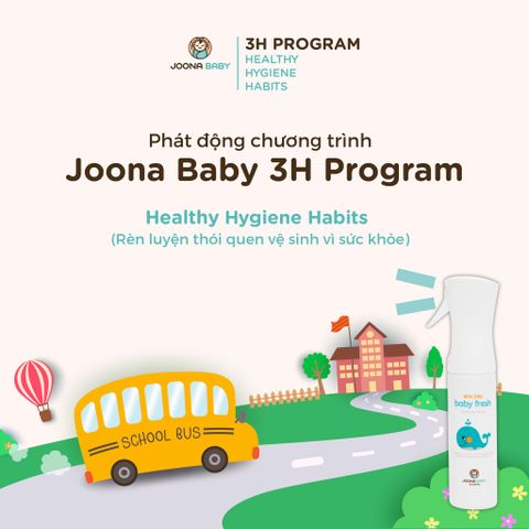 Joona Baby started Healthy Hygiene Habits (3H) Program in primary schools and kindergartens in Vietnam