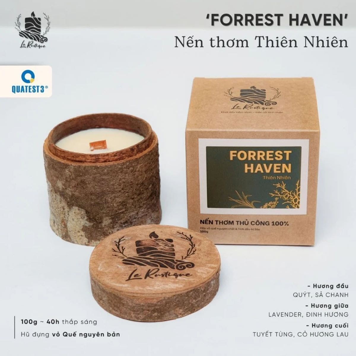 Ảnh Nến thơm Thiên nhiên (Forrest Haven)