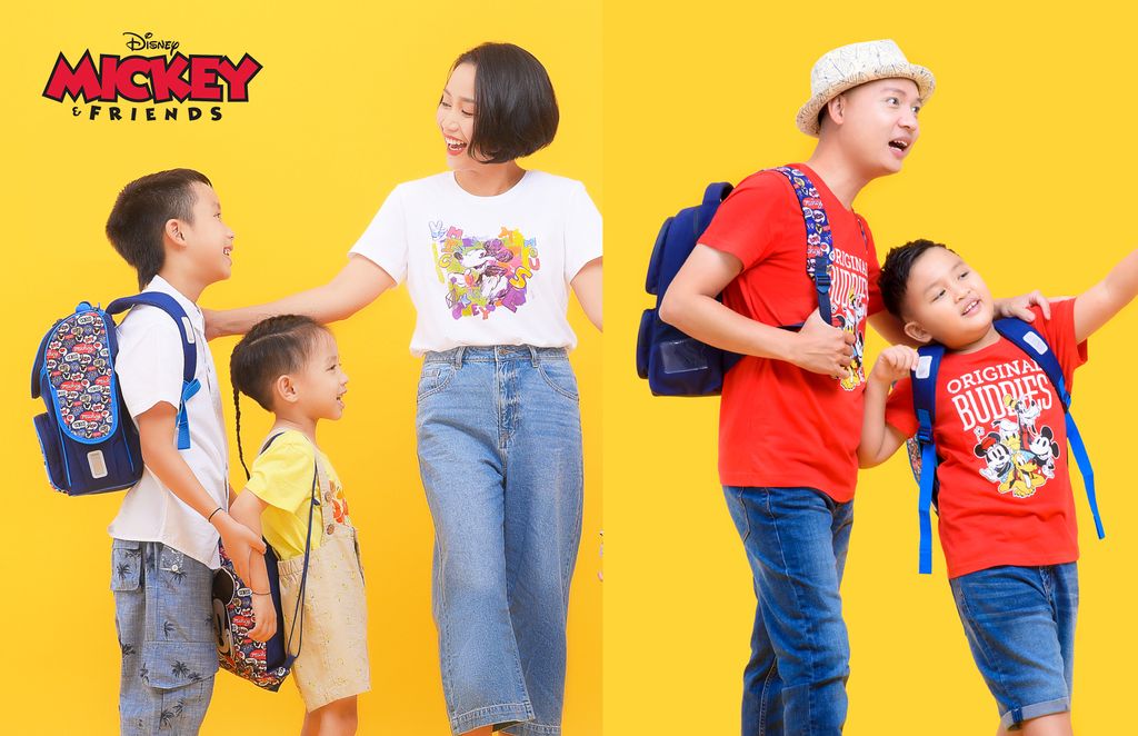 Bí kíp chọn đồ mùa Back-to-School cho mẹ và bé cùng bộ sưu tập Disney.
