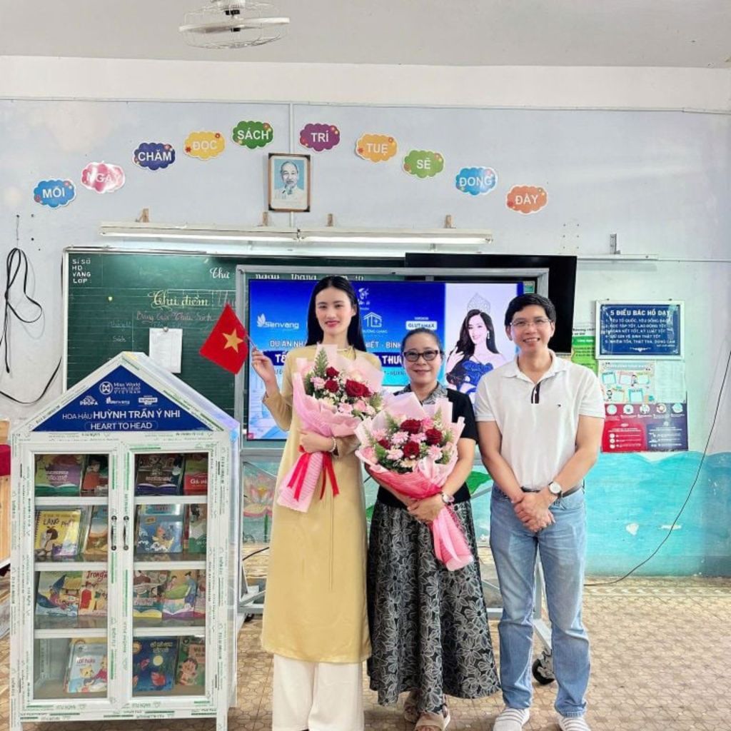GLUTAMAX ĐỒNG HÀNH CÙNG HOA HẬU Ý NHI VÀ NHÀ THUỐC TRƯỜNG GIANG TRONG DỰ ÁN NHÂN ÁI