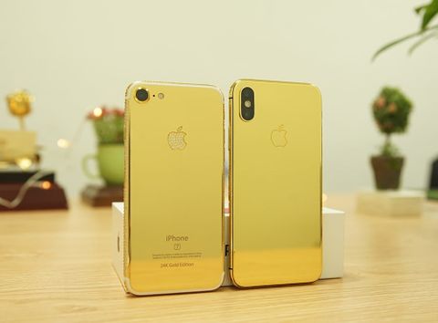 Golden Gift Việt Nam trình làng iPhone X mạ vàng 24K